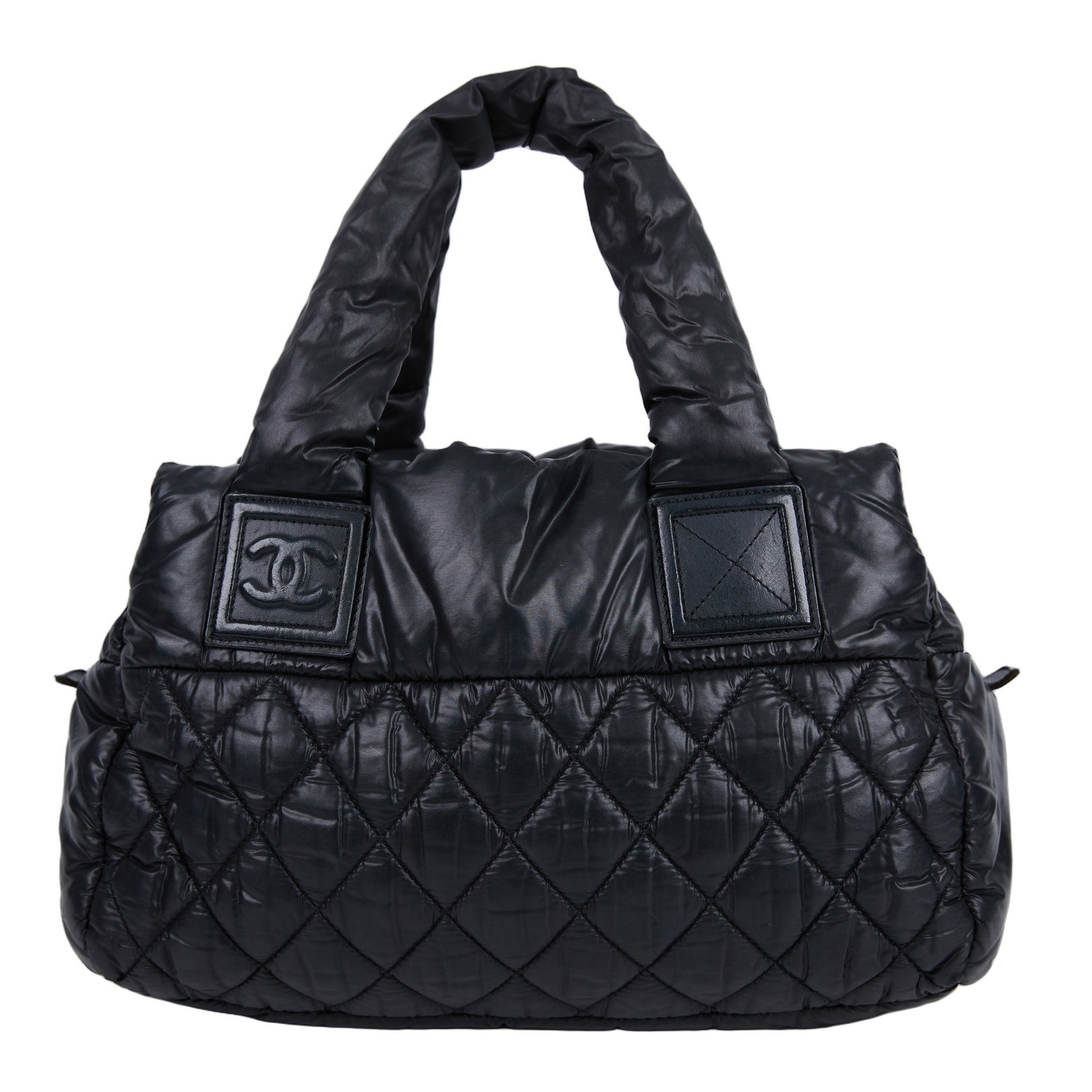 香奈兒 CHANEL Coco Cocoon Tote 尼龍 手提包 空氣包 A48619 15開黑尼龍COCOON 手提包 防塵袋
