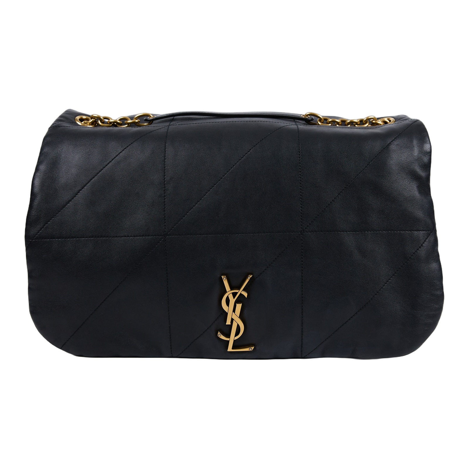 聖羅蘭 YSL SAINT LAURENT Jamie 4.3 小羊皮 手袋 肩背 手提包 742431AAB32 黑JAMIE金鍊包 無附屬品