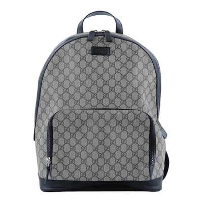 古馳 GUCCI GG Supreme 後背包 雙肩包 406370 KLQAX 黑棕GG後背包 無附屬品