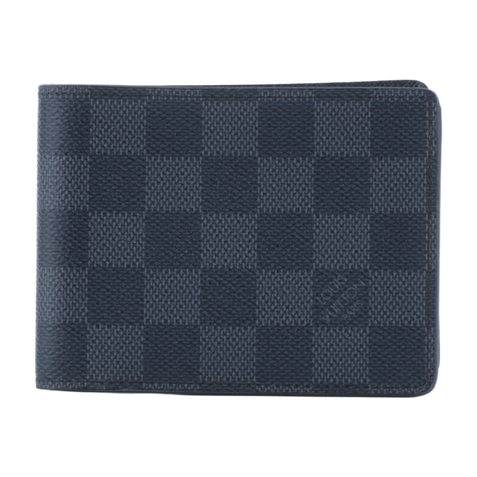 路易威登 LOUIS VUITTON Multiple 棋盤格 錢包 短夾 N62663 黑棋盤格短夾 原廠盒子/防塵袋