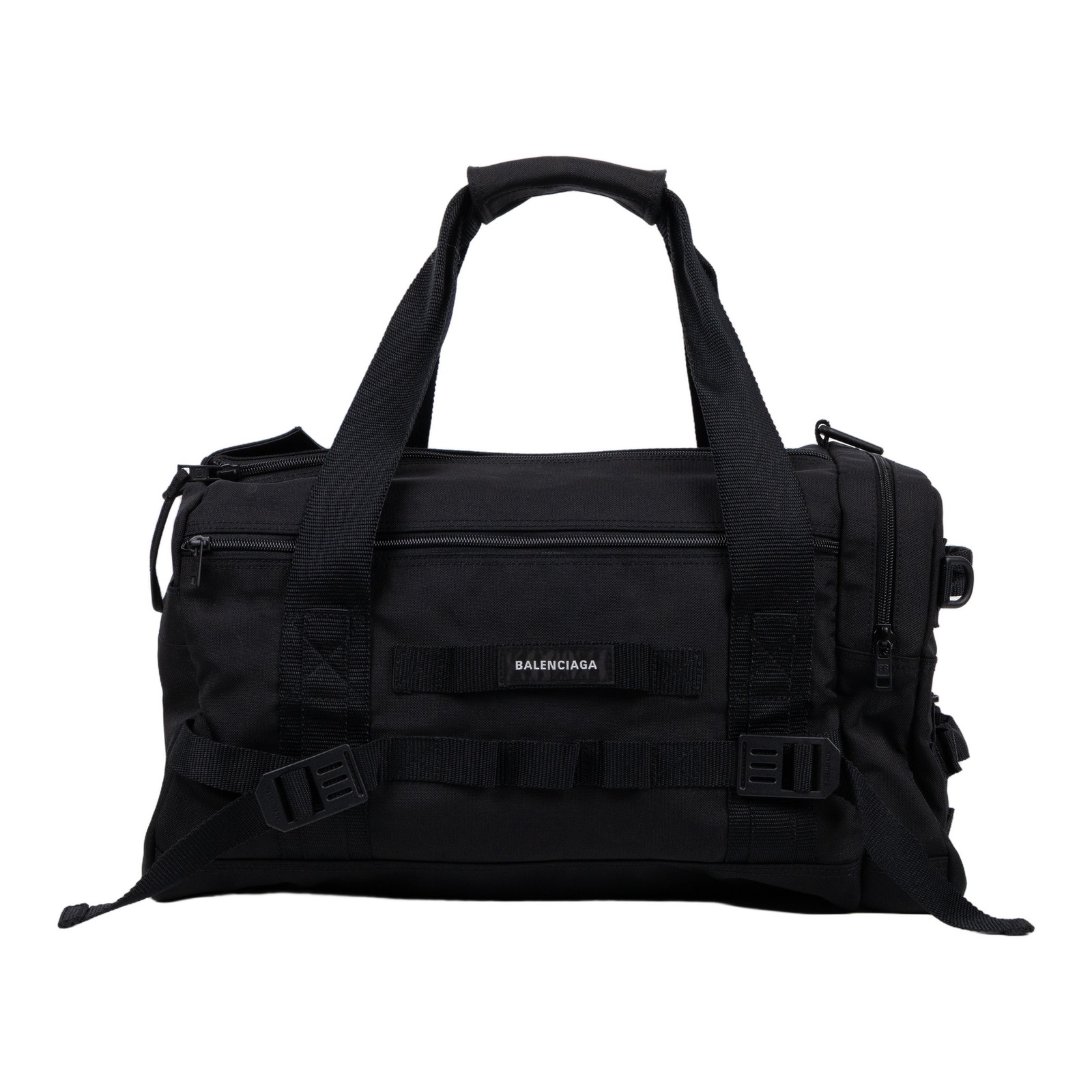 巴黎世家 BALENCIAGA ARMY DUFFLE 旅行袋 手提包 肩背包 715862 黑ARMY DUFFLE旅行袋 背帶