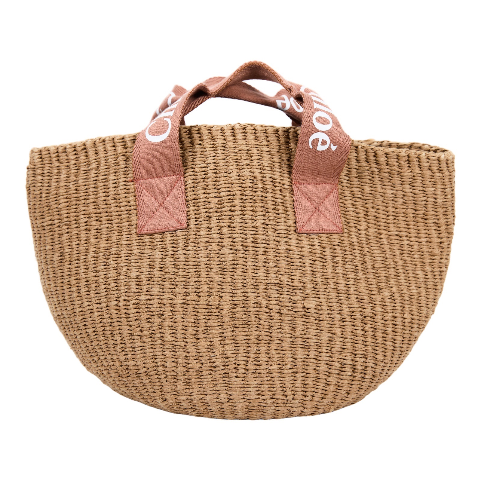蔻依 CHLOE Kids 手提包  粉色MIFUKO草編WOODY 無附屬品