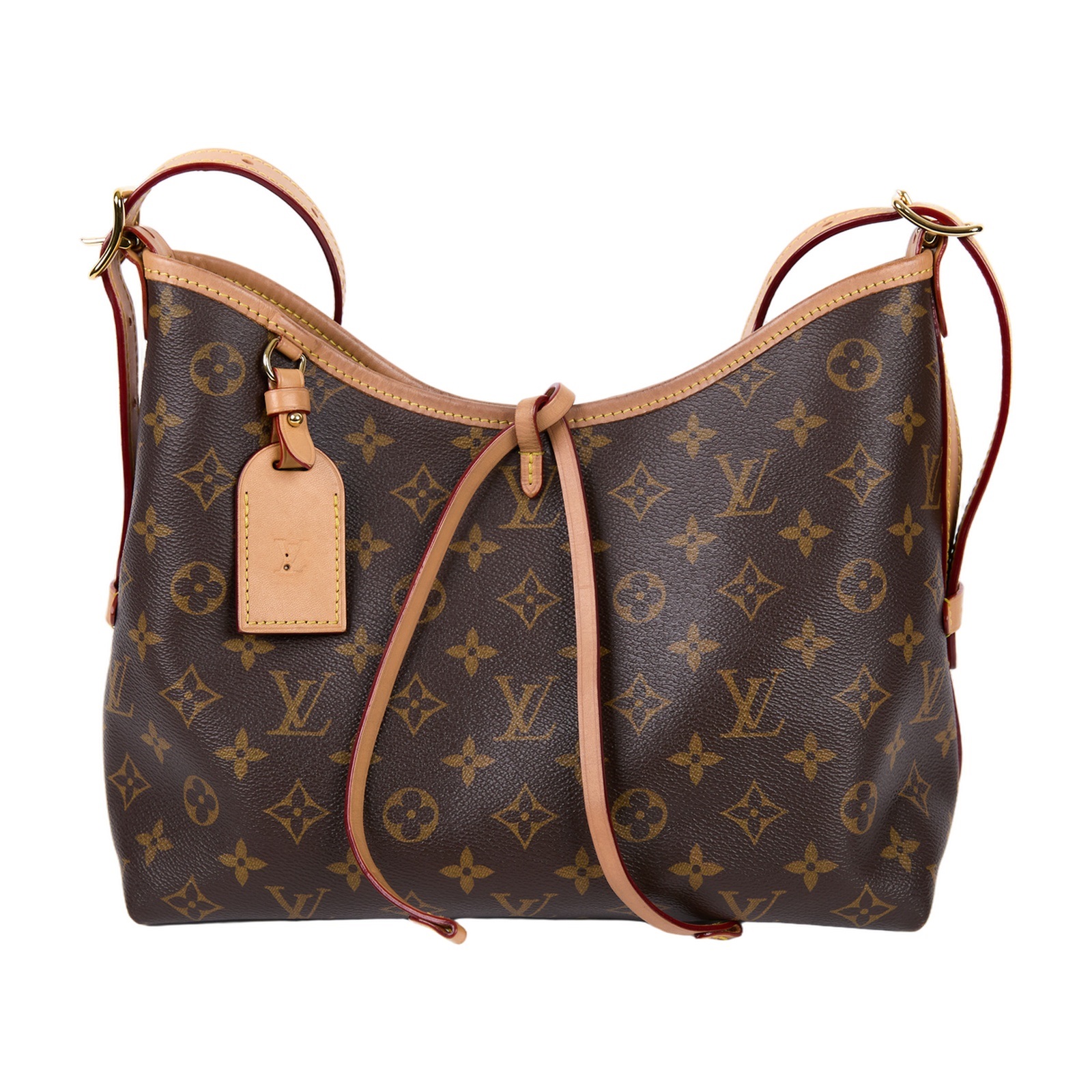 路易威登 LOUIS VUITTON CarryAll PM 原花 肩背包 M46203 晶片款 原花CarryAll PM 內袋/吊牌