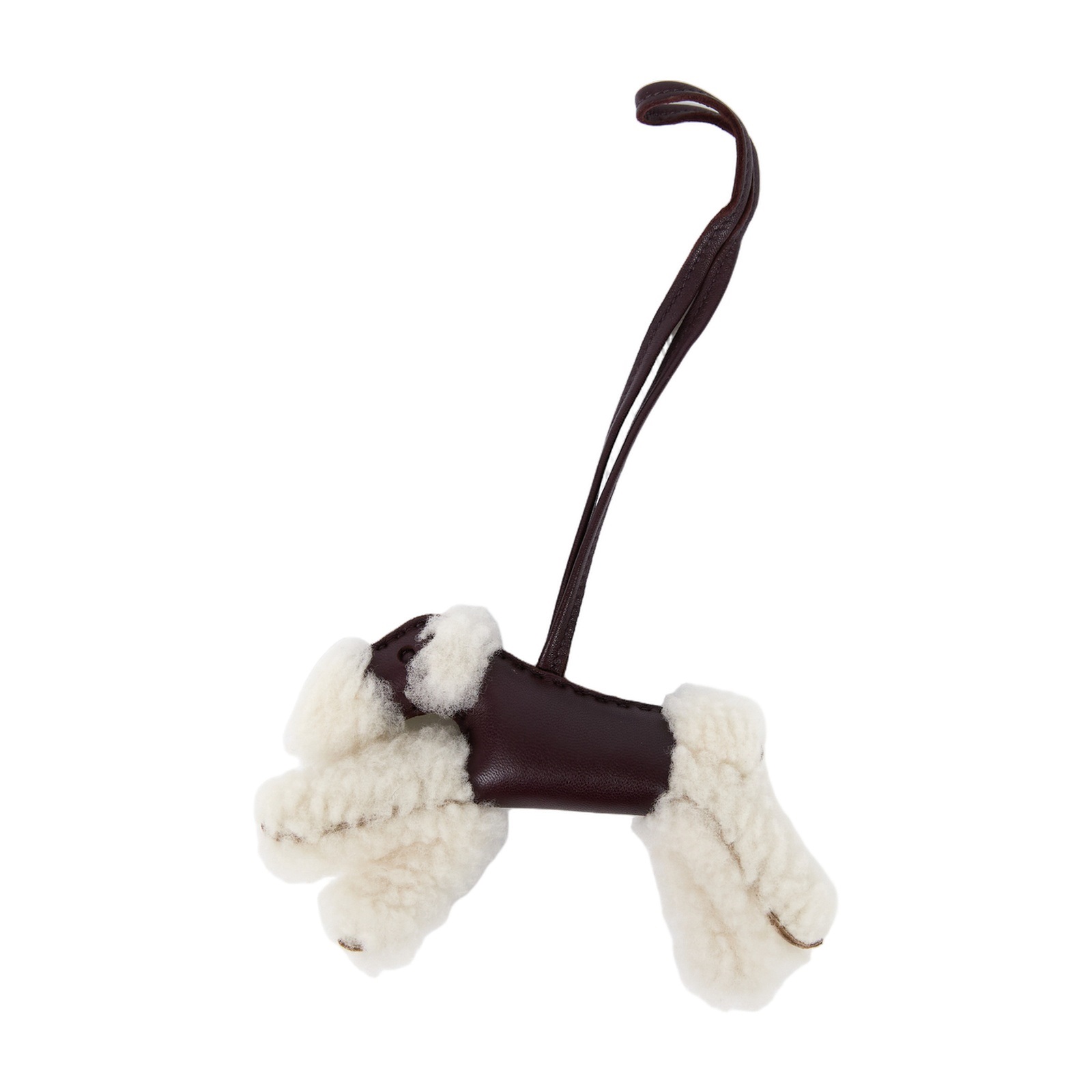 愛馬仕 Hermes Budy charm 吊飾 包掛 狐狸㹴犬 BUDYC U刻 U刻 深咖貴賓狗吊飾 原廠盒子
