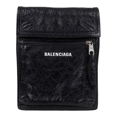 巴黎世家 BALENCIAGA Explorer 小型 小包 532298 黑肩背包 無附屬品