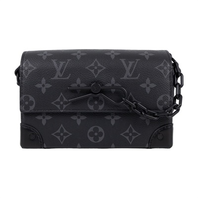 路易威登 LOUIS VUITTON Steamer 隨身錢包 肩背 M81783 晶片款 黑原花STEAMER 原廠盒子/防塵袋