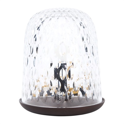 愛馬仕 Hermes St Louis Crystal Folia Dark Wood Table Lamp Folia 系列深木色水晶桌燈 Q15067600 Q00043  原廠盒子/台灣購買證明