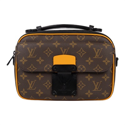 路易威登 LOUIS VUITTON S-Lock Messenger 郵差包 肩背包 斜背包 M46688 晶片款 原花S-Lock 郵差包 防塵袋/背帶