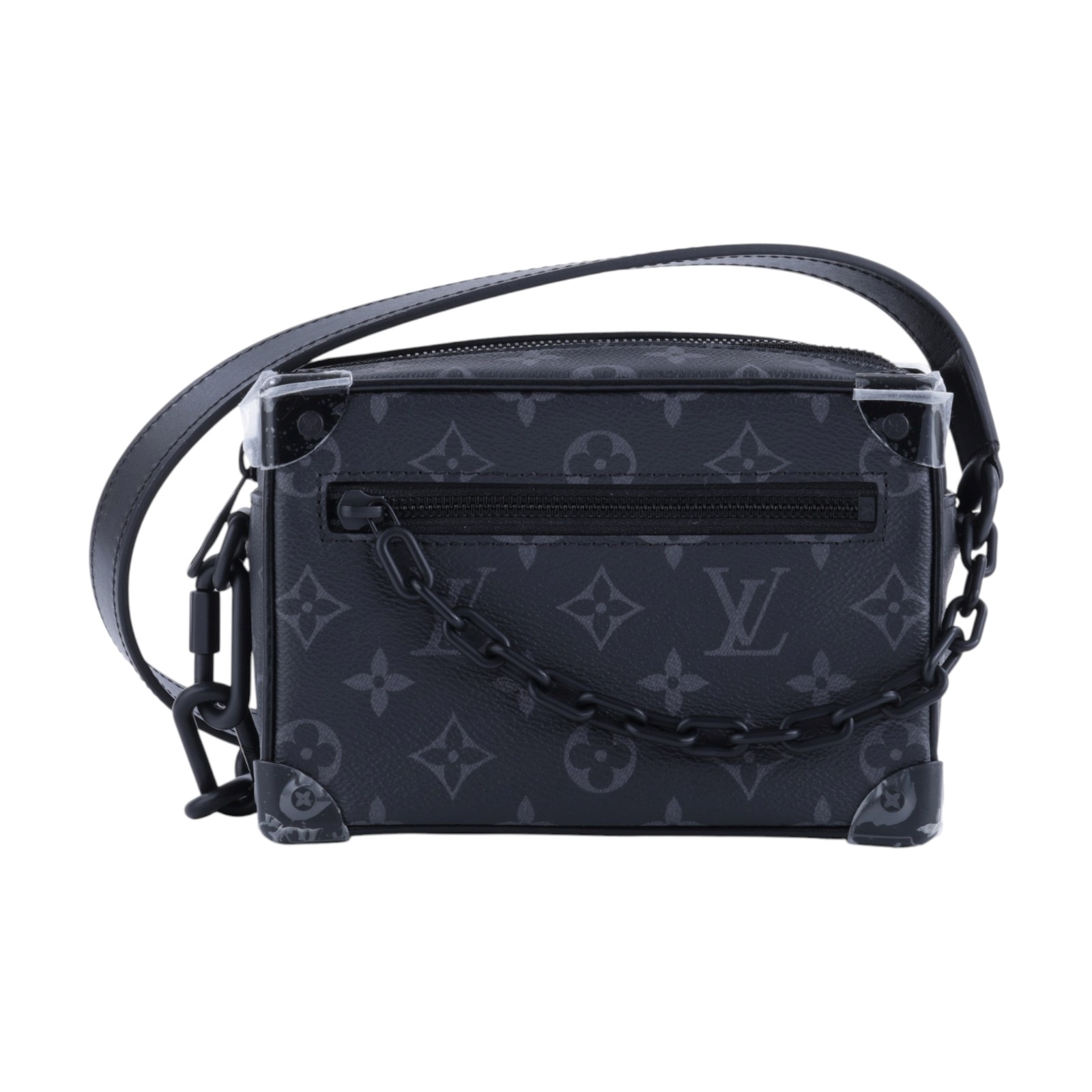 路易威登 LOUIS VUITTON Mini Soft Trunk 迷你 隨身包 黑色 M44735 晶片款  原廠盒子/防塵袋