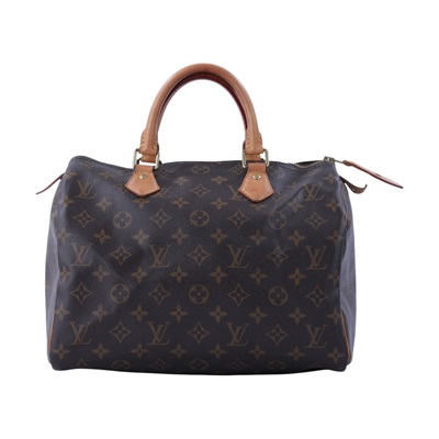 路易威登 LOUIS VUITTON Speedy 30原花 手提波士頓包 M41108 晶片款 原花SPEEDY30 原廠盒子/鎖組