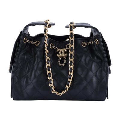 香奈兒 CHANEL 25 小型包 粒面牛皮 AS5293 B20304 晶片款 黑金荔枝25包 小號 原廠盒子/防塵袋/台灣購買證明及發票
