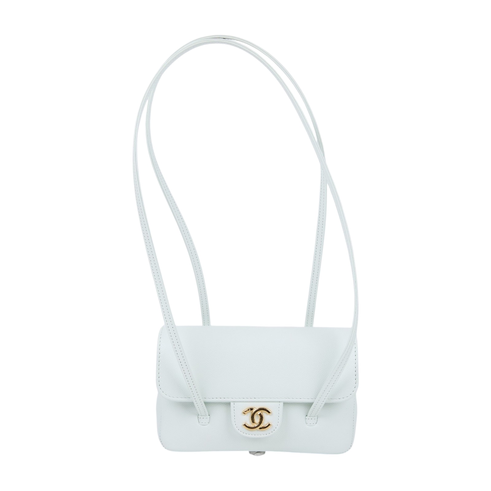 香奈兒 CHANEL preppy coco mini CF 口蓋包 晚宴包 肩背包 手拿包 AP5068 晶片款 淺綠PREPPY COCO MINI 防塵袋