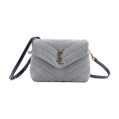 聖羅蘭 YSL SAINT LAURENT Loulou 絎縫 TOY 迷你 手袋  肩背 斜背包 金色五金 678401FAADY  原廠盒子/防塵袋/背帶