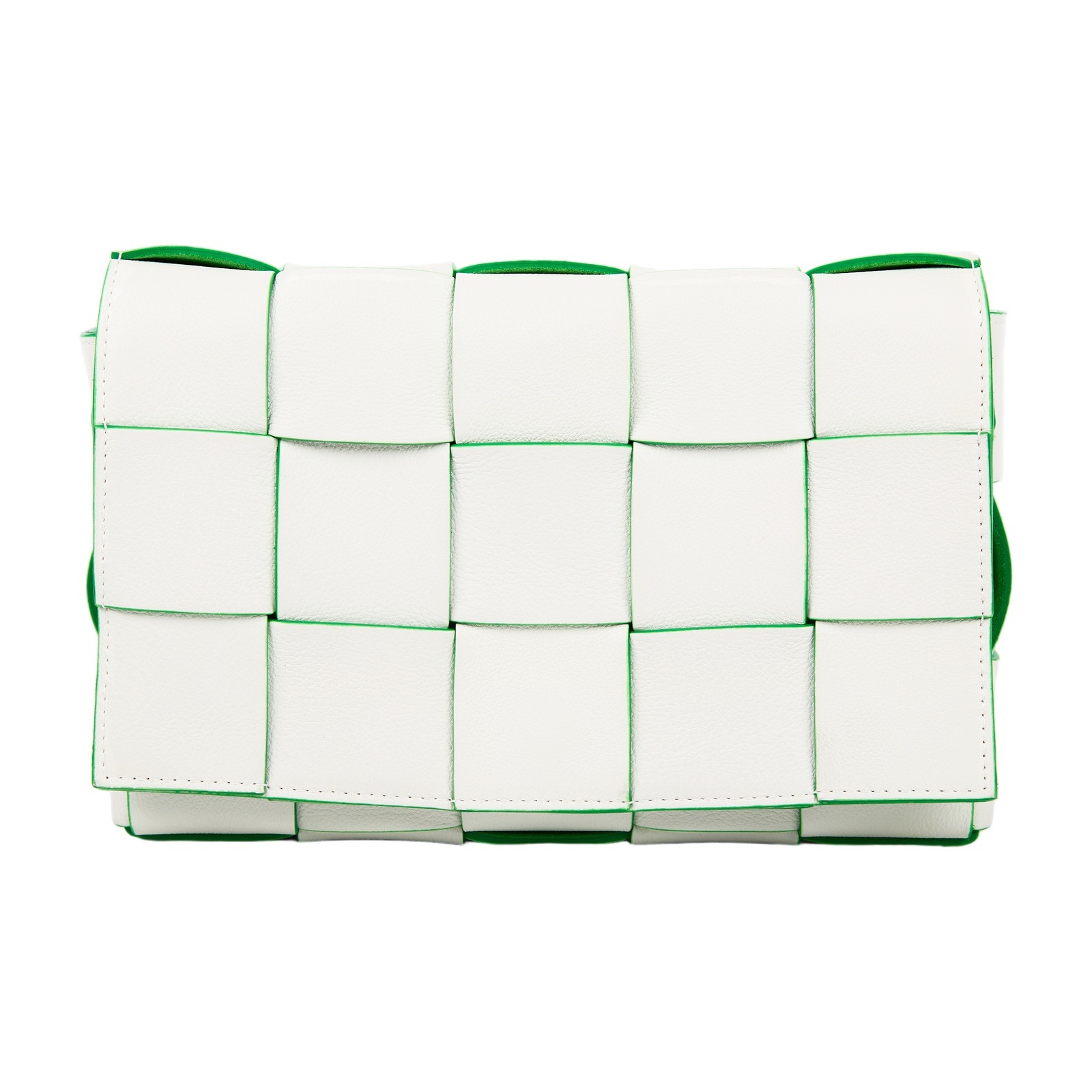 寶緹嘉 BOTTEGA VENETA Cassette 肩背包 斜背包 578004V1Q71 白拼綠CASSETTE5X3 防塵袋