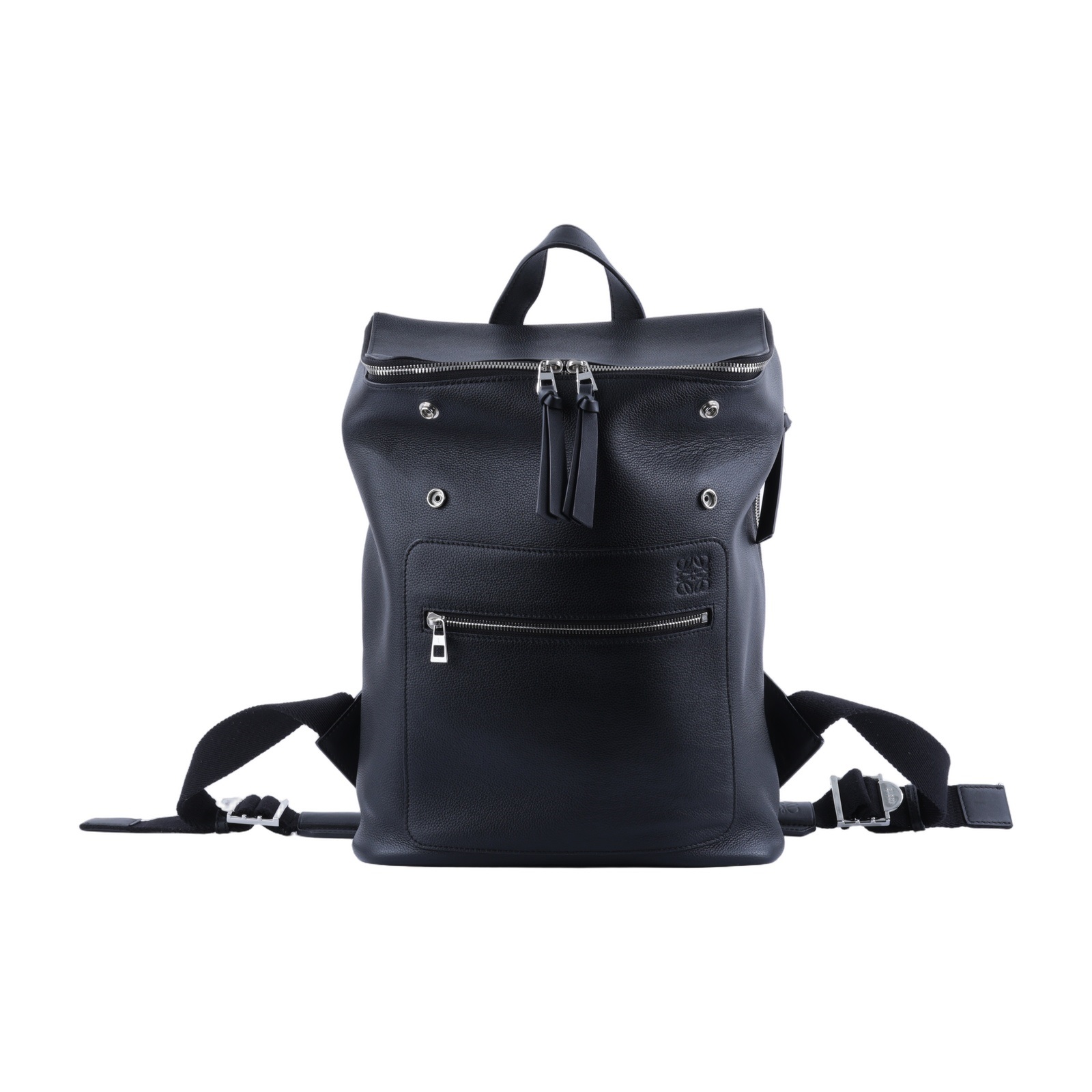 羅意威 LOEWE Goya 雙肩包 後背包 B666S52X01 黑後背包 無附屬品