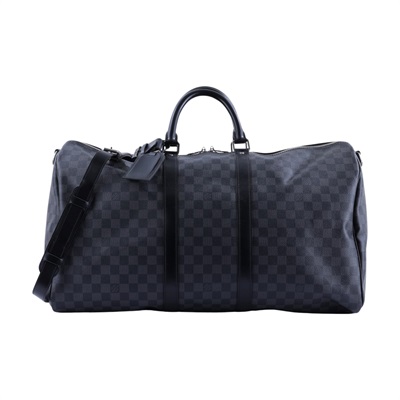 路易威登 LOUIS VUITTON Keepall Bandoulière 55 波士頓包 旅行袋 N41413  背帶/吊牌/鎖組