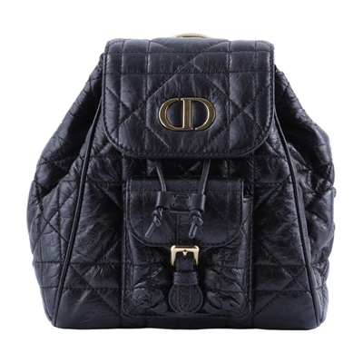 迪奧 CHRISTIAN DIOR Caro 小型 後背包 M6302UNOZ 黑CARO後背包小型 防塵袋