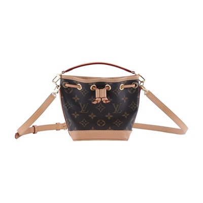 路易威登 LOUIS VUITTON Nano Noé 原花 束口水桶包 M81266 晶片款 原花NANO NOE水桶包 防塵袋/背帶