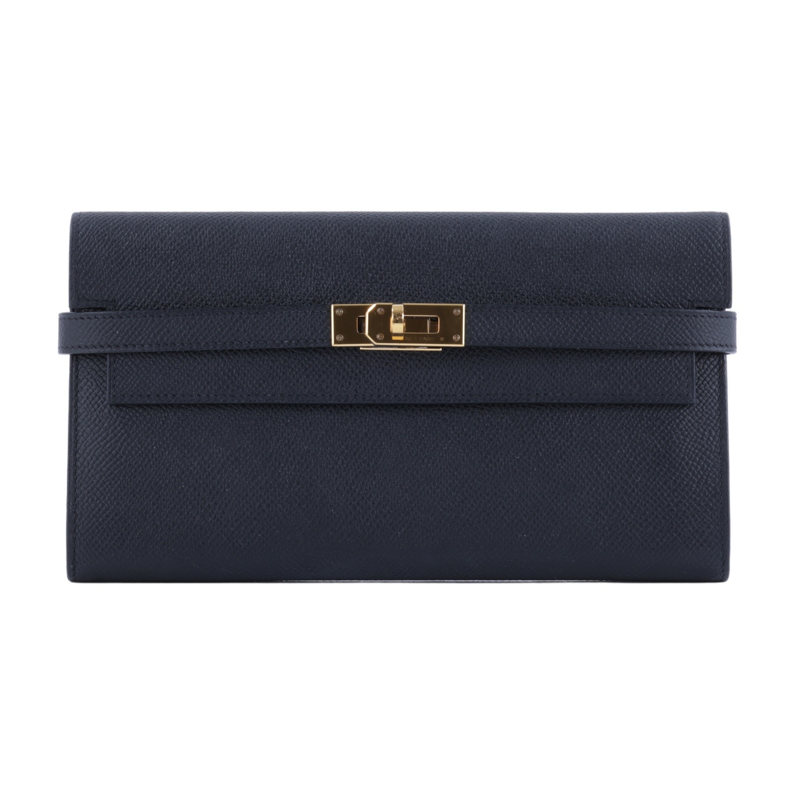 愛馬仕 Hermes Kelly 長夾 錢包 KLLONG D刻 D刻 黑金KELLY長夾 原廠盒子