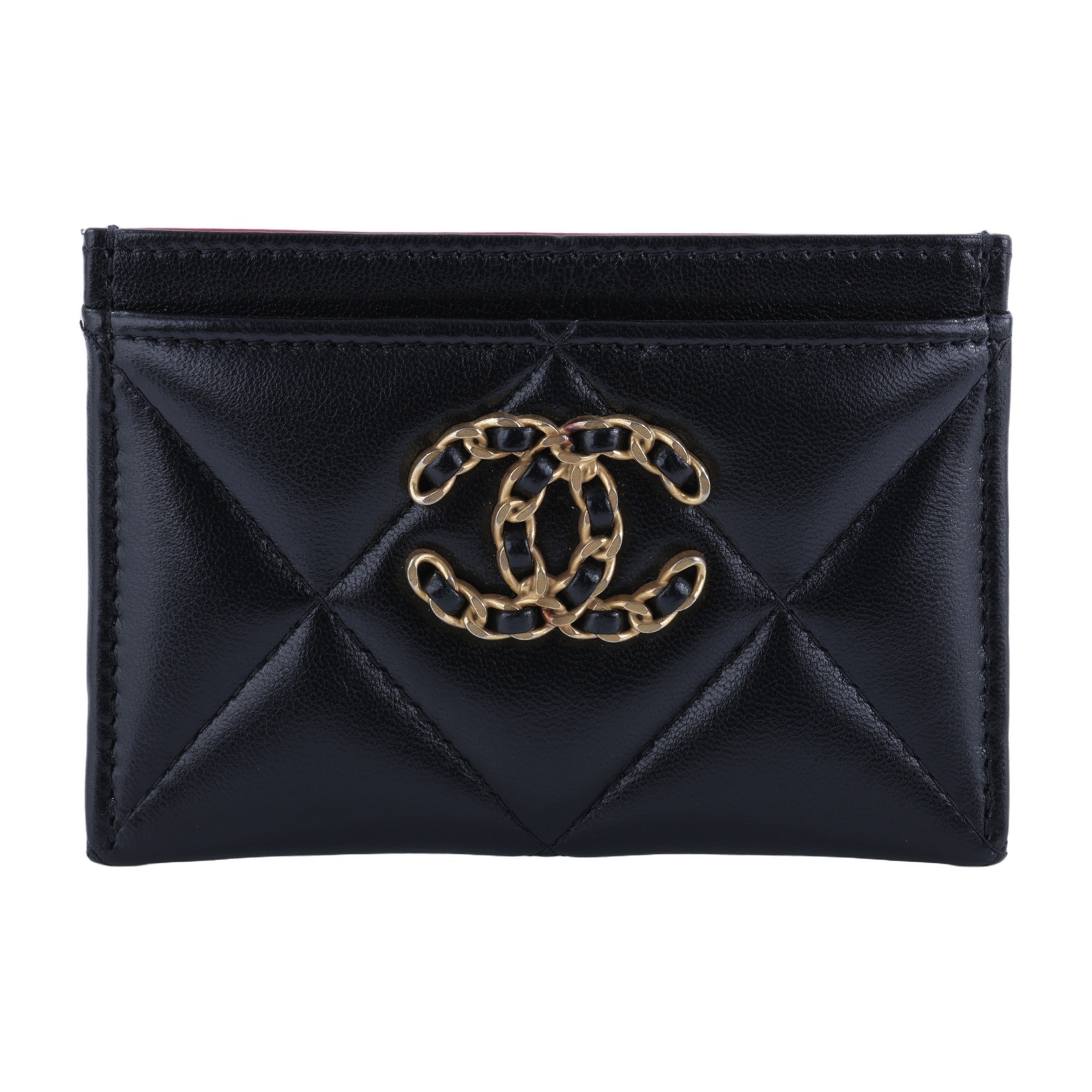 香奈兒 CHANEL 19 菱格紋 錢包 卡夾 AP1167 晶片款 黑19卡夾 無附屬品