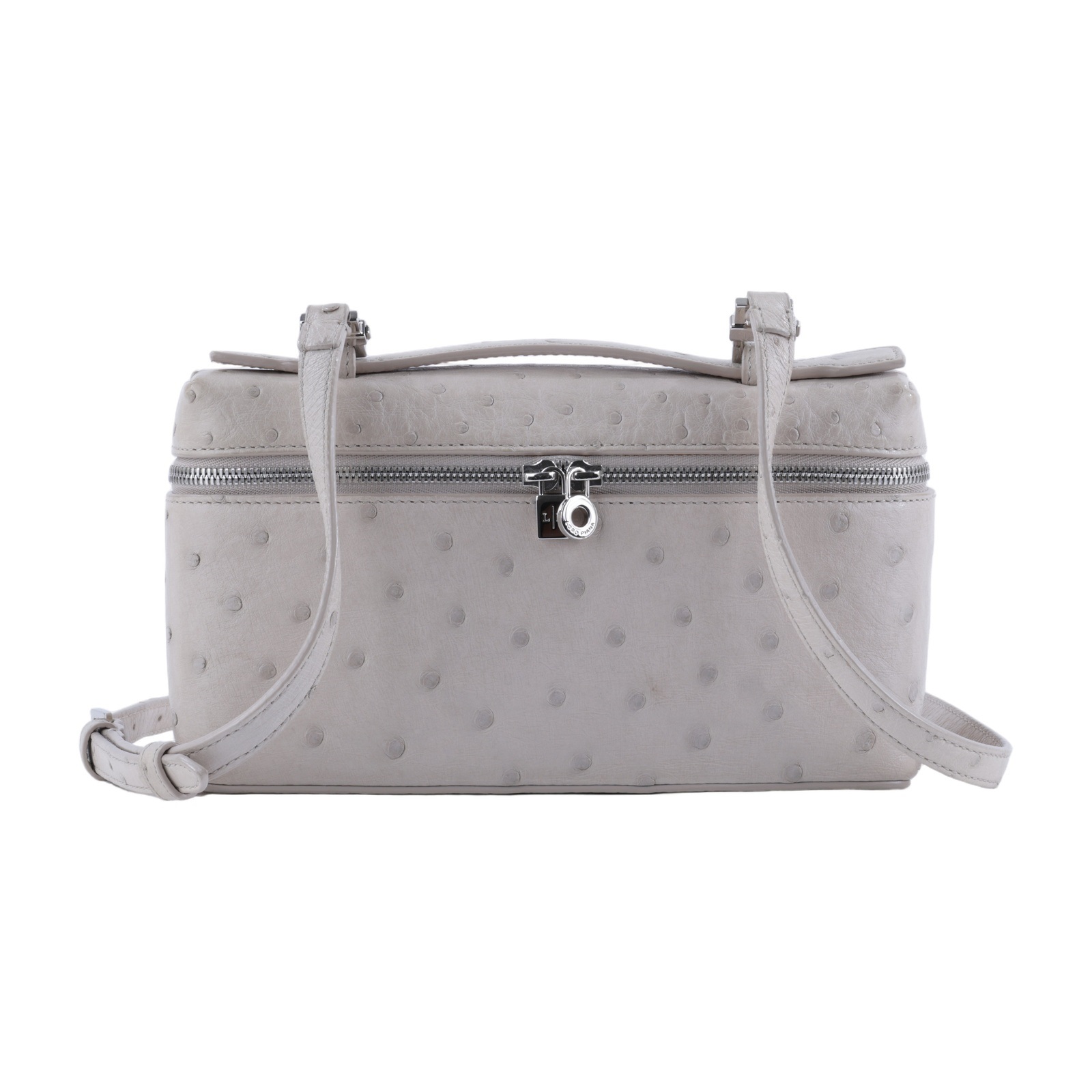 諾悠翩雅 LORO PIANA Extra Pouch L19 手拿包 FAN4199 灰鴕鳥EXTRA POCKET L19 防塵袋/背帶
