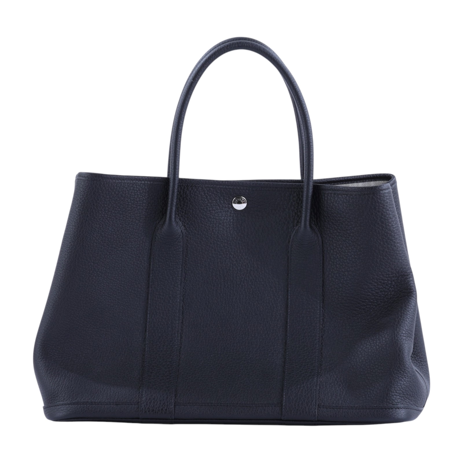 愛馬仕 Hermes Garden Party 花園派對包 36 銀色五金 黑色 H051559CK89 /051559CK89  原廠盒子/防塵袋