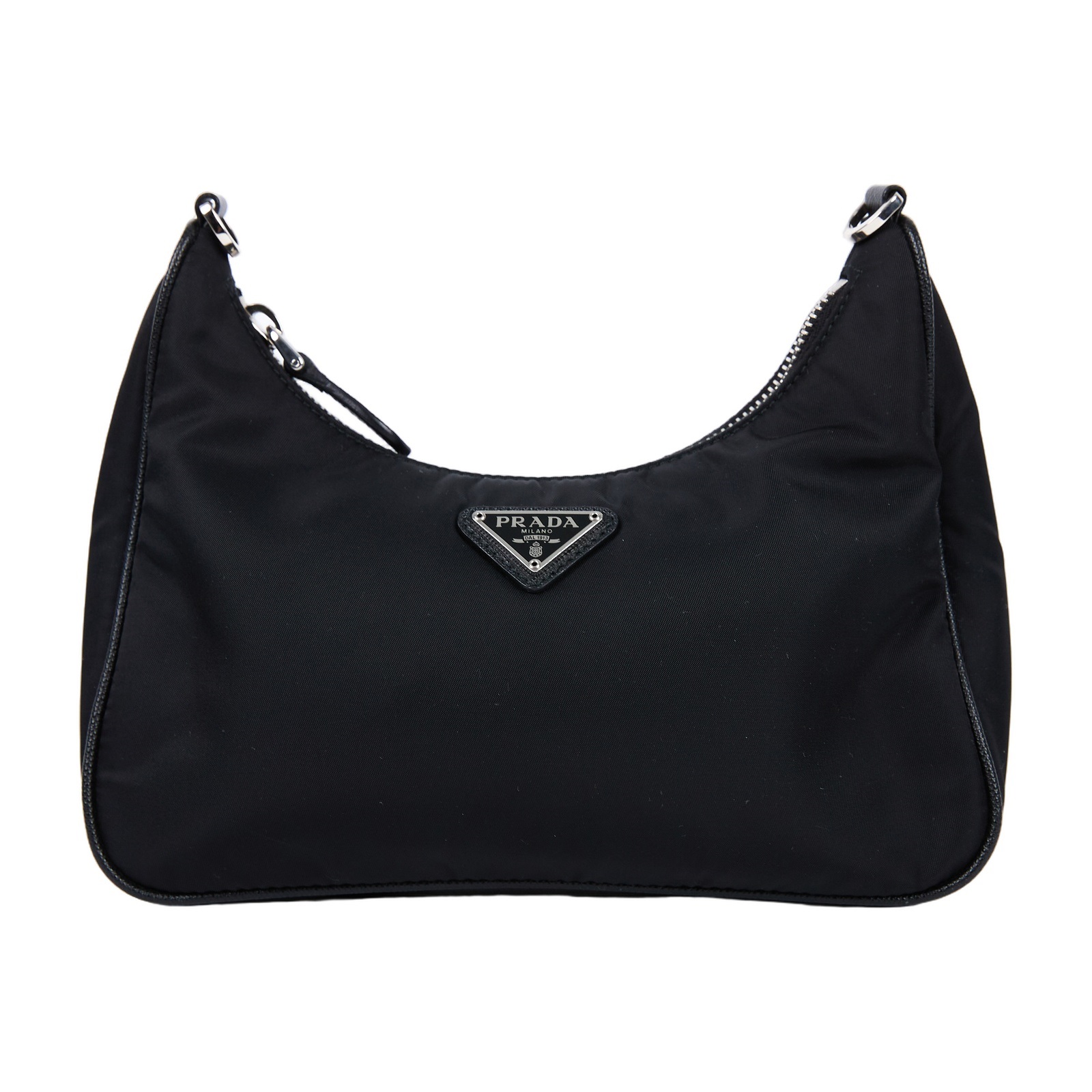 普拉達 PRADA Re-Edition 2005 Re-Nylon 手袋 1BH204_R064 黑尼龍三合一HOBO 防塵袋/保證卡/背帶2/吊牌/零錢包