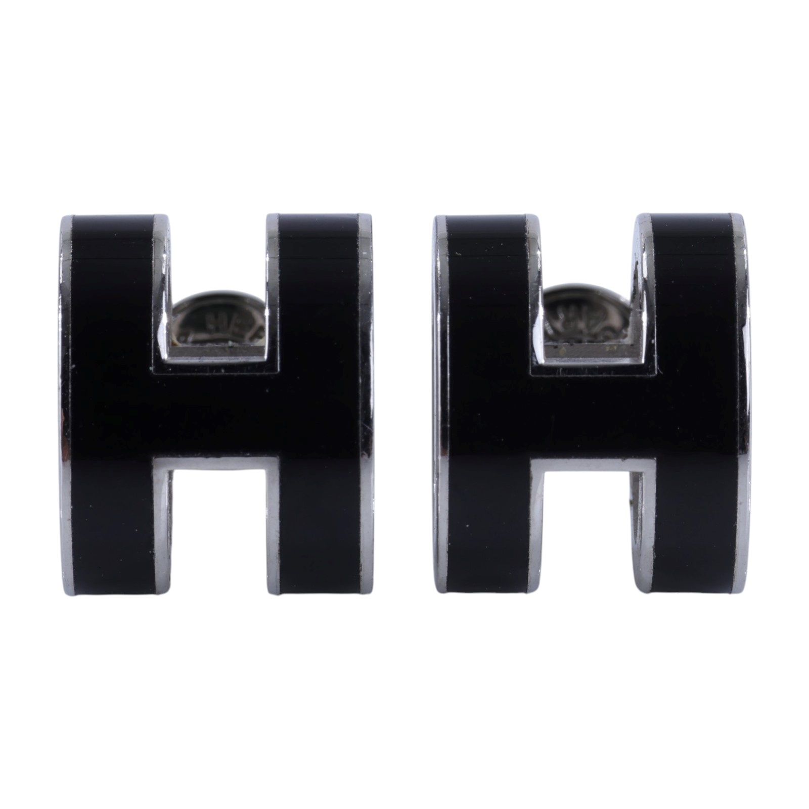 愛馬仕 Hermes Mini Pop H 耳釘 黑色 H608002FP03 ST0251 黑POP H耳環 無附屬品