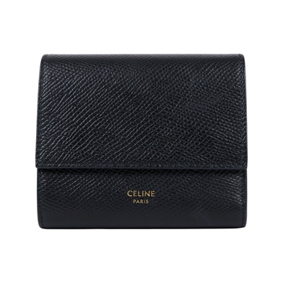 思琳 CELINE 錢包 短夾 10B573BEL 黑短夾 防塵袋