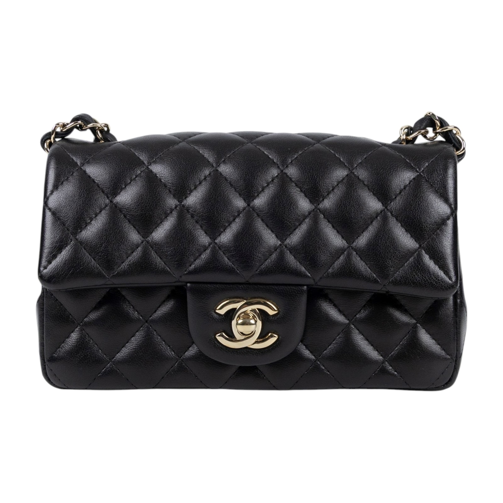 香奈兒 CHANEL CF 迷你 口蓋包 A69900 晶片款 黑羊COCO20 無附屬品