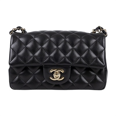 香奈兒 CHANEL CF 迷你 口蓋包 A69900 晶片款 黑羊COCO20 無附屬品
