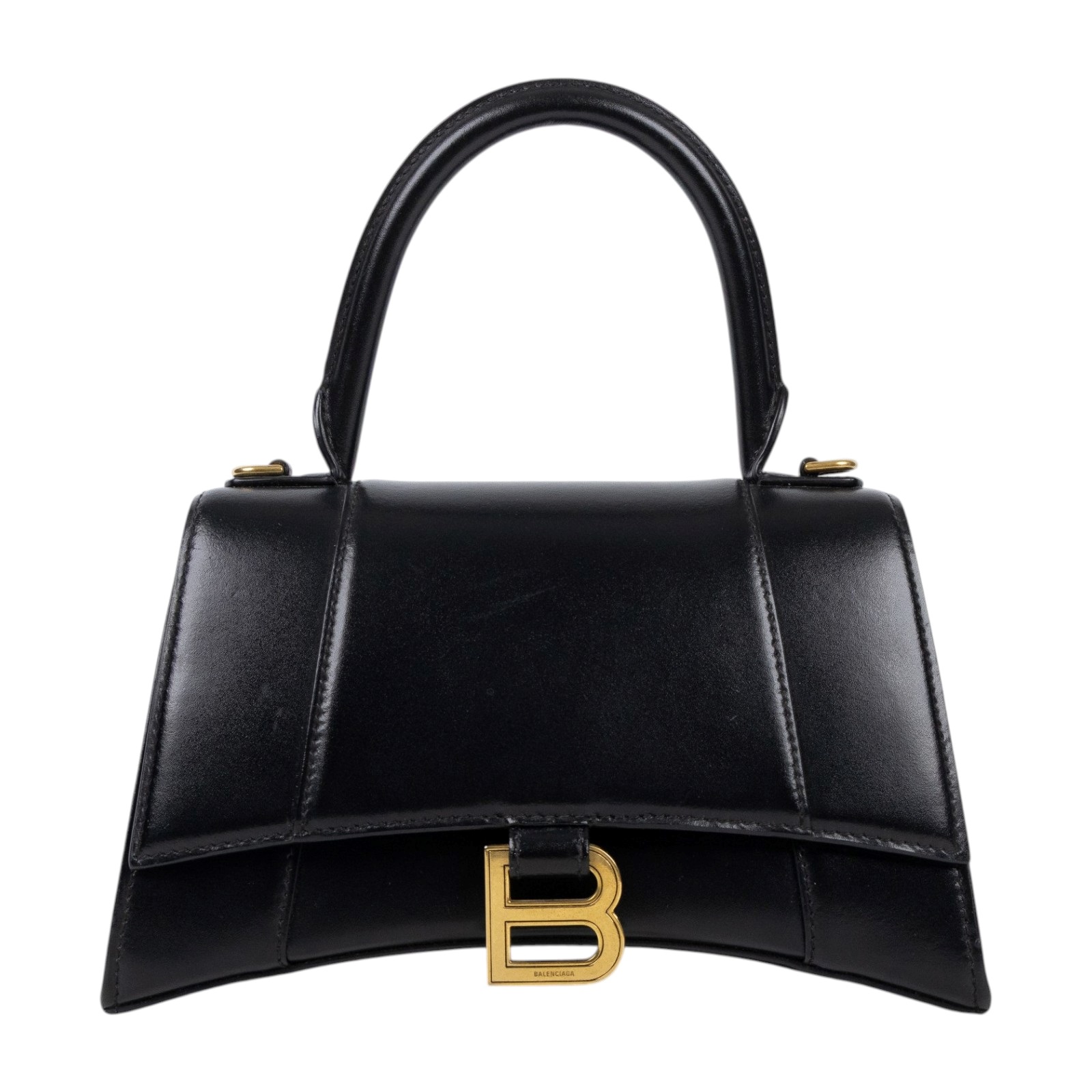 巴黎世家 BALENCIAGA Hourglass 手提包 小型 5935461QJ4M 黑HOURGLASS SMALL 防塵袋/背帶