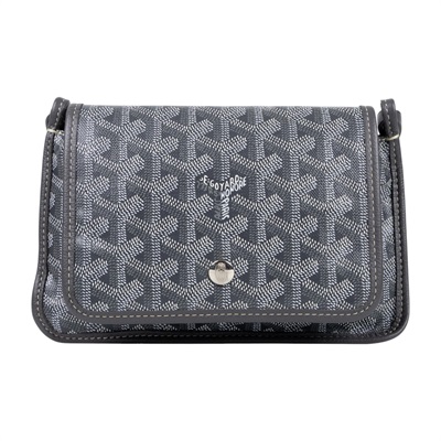 高雅德 GOYARD Plumet Pocket Wallet 肩背 隨身錢包 PLUMETPMLTY 灰PLUMET 防塵袋