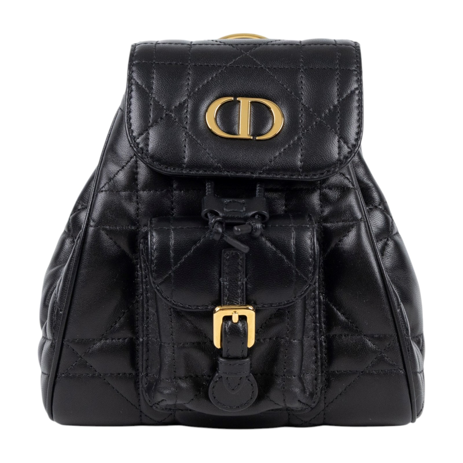迪奧 CHRISTIAN DIOR Caro 小型 後背包 M6302UNOZ 黑CARO小型後背包 防塵袋/原廠盒子