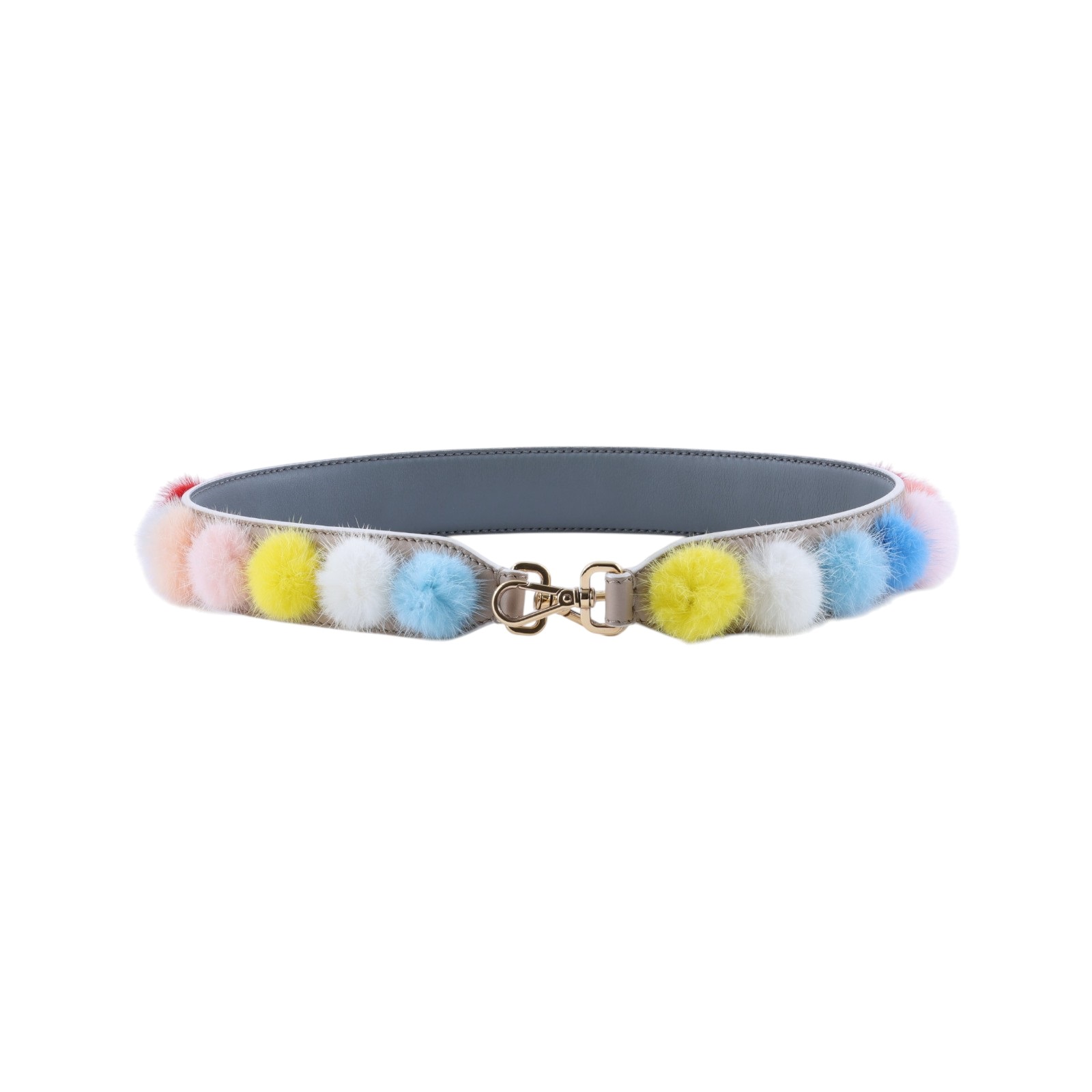 芬迪 FENDI Strap You 奢華替換背帶  彩色毛球背帶 防塵袋