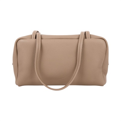 安靜奢華主義 THE ROW Astra 皮革手提保齡球包 Astra Bag W2164L129 DARK TAUPE MINI ASTRA 無附屬品
