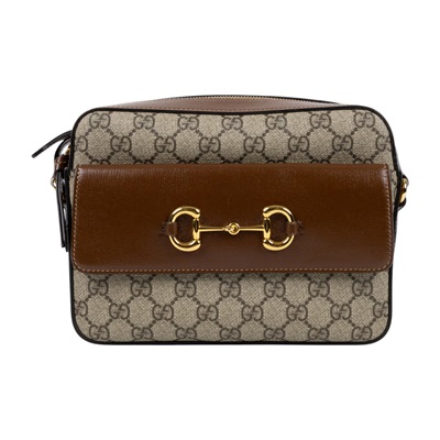 古馳 GUCCI 1955 馬銜扣 小型 肩揹袋 645454 92TCG 棕1955相機包 防塵袋/購買證明