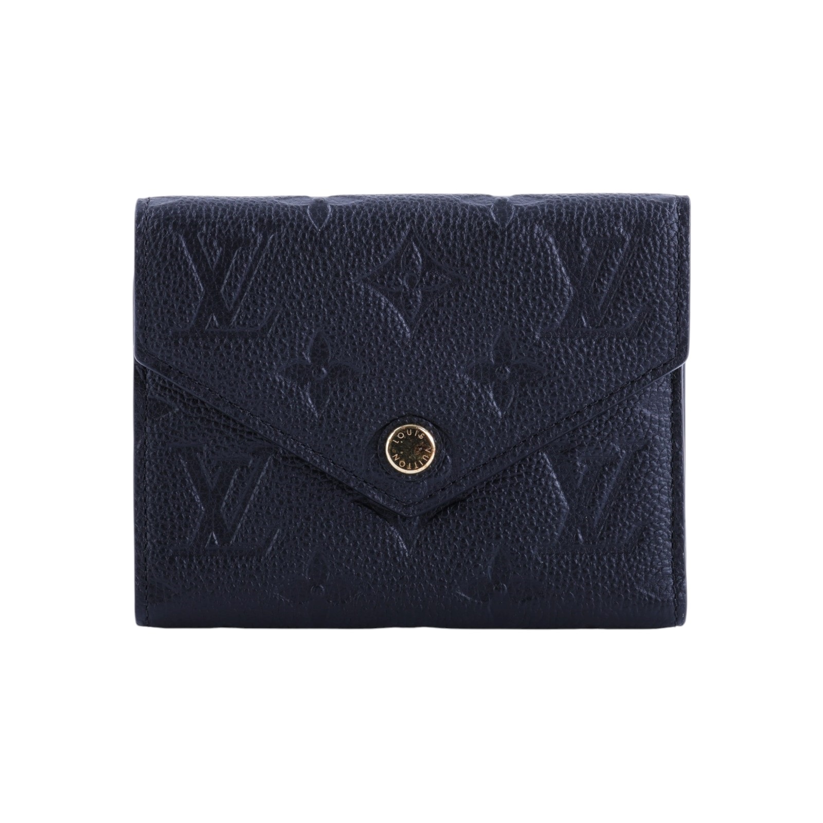 路易威登 LOUIS VUITTON Victorine 錢包 壓花牛皮 M64060 晶片款 黑原花壓紋VICTORINE 防塵袋/原廠盒子