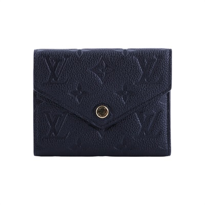 路易威登 LOUIS VUITTON Victorine 錢包 壓花牛皮 M64060 晶片款 黑原花壓紋VICTORINE 防塵袋/原廠盒子