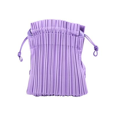 三宅一生 PLEATS PLEASE Issey Miyake SQUARE PLEATS 斜背包  淺紫皺褶包 無附屬品