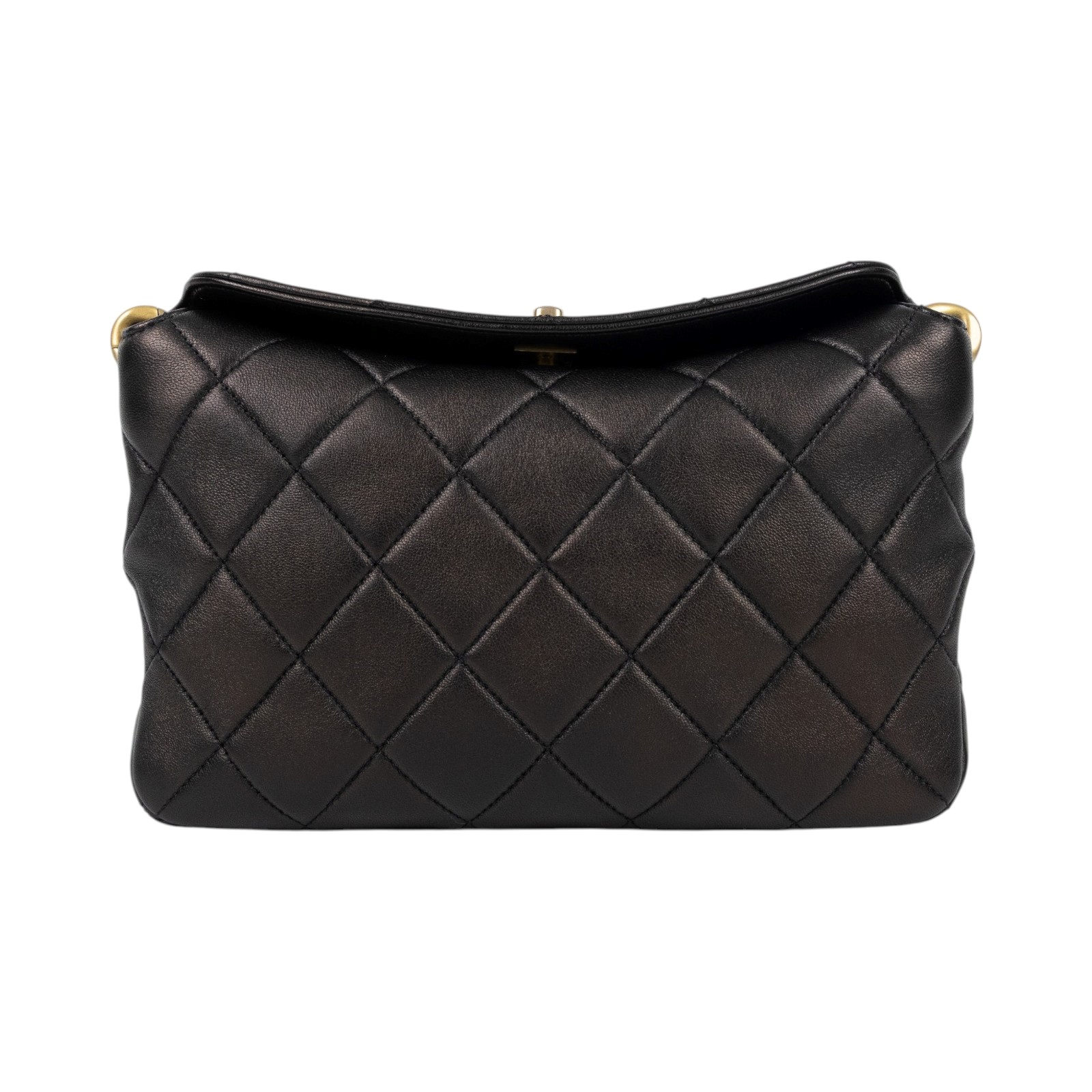 香奈兒 CHANEL CC LOGO 手提包 肩背包 AS4172 黑金羊流蘇HOBO 防塵袋