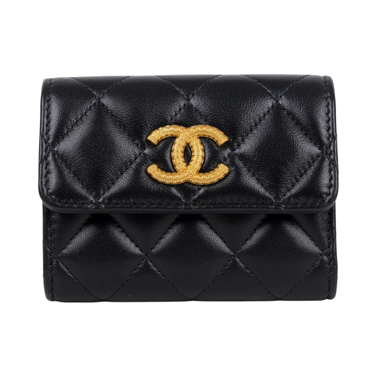 香奈兒 CHANEL 卡片夾 Card Case AP3410 B12929 晶片款 黑金雙C短夾 原廠盒子/防塵袋/購買證明影本