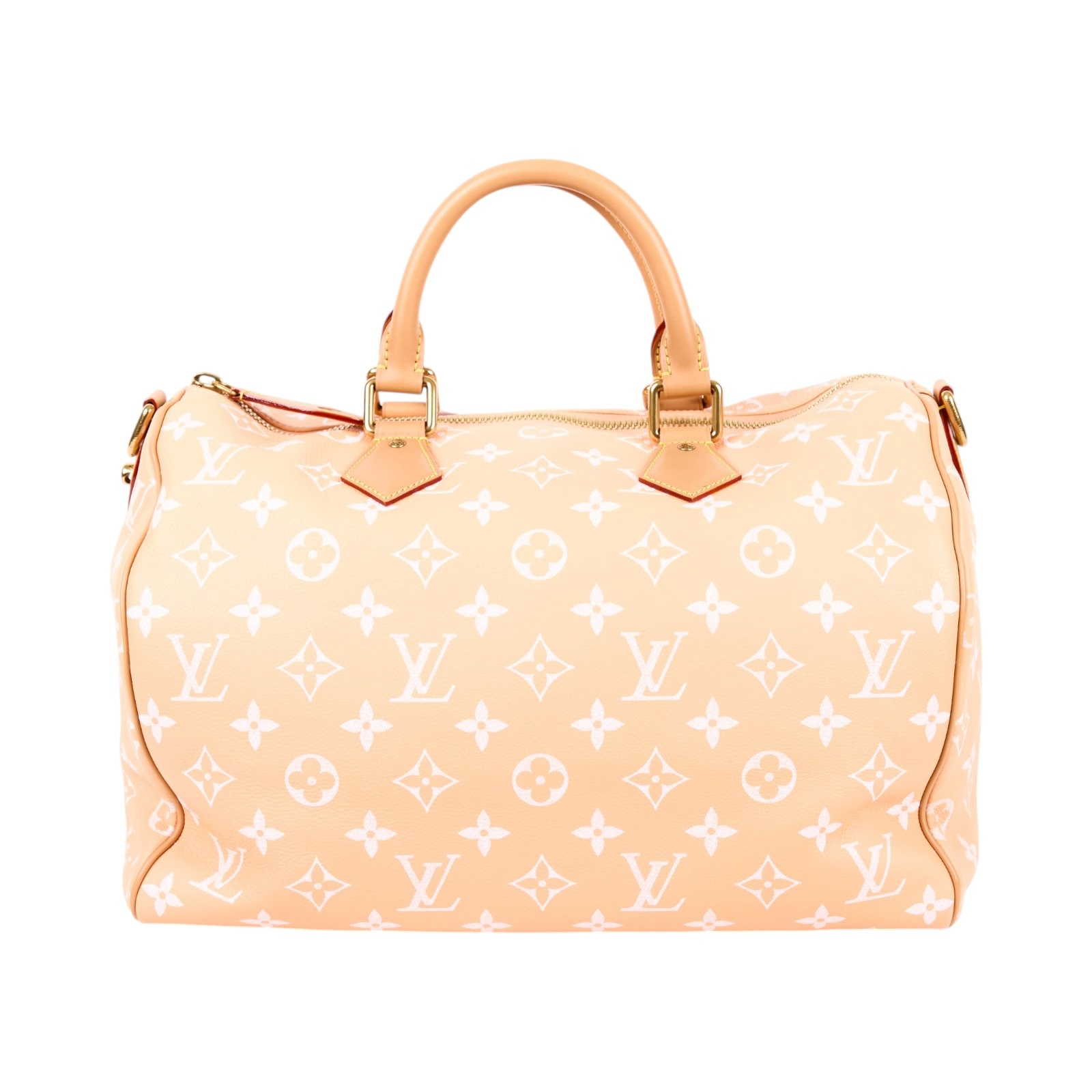路易威登 LOUIS VUITTON Speedy P9 Bandoulière 40 波士頓包 手提包 Summer Peach M13919 晶片款  防塵袋/鎖組/背帶