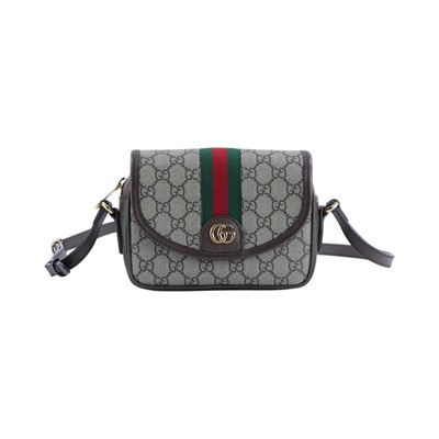 古馳 GUCCI ophidia 拉鍊 迷你 翻蓋 肩背 斜背包 772239 咖OPHIDIA斜背包 無附屬品