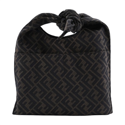 芬迪 FENDI FF Zucca 手提包 肩背包 7VA627ARCO 棕FF帆布肩背包 防塵袋/購買證明