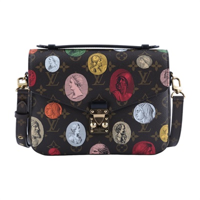 路易威登 LOUIS VUITTON Pochette Metis MM 郵差包 肩背包 斜背包 Cameo M59257 晶片款  防塵袋/背帶