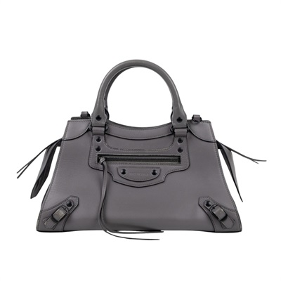 巴黎世家 BALENCIAGA NEO CLASSIC CITY 經典款 機車包 63852111R17 灰NEO CLASSIC CITY 背帶