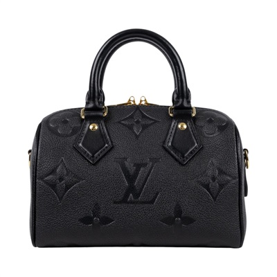 路易威登 LOUIS VUITTON Speedy Bandoulière  20 Noir 手提 斜背 波士頓包 M58953 晶片款  原廠盒子/防塵袋/背帶/鎖組/更換購買證明