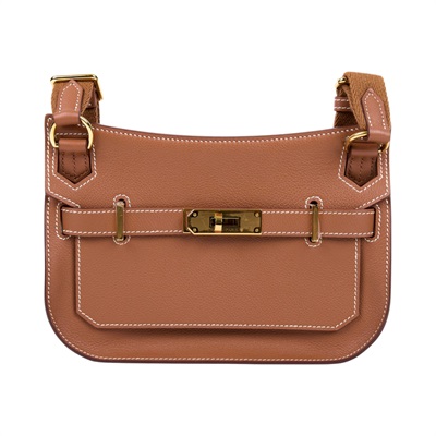 愛馬仕 Hermes Jypsiere 吉普賽包 Mini 金棕 金色五金 H084047CCAA /BNS097PP  防塵袋/購買證明/盒子