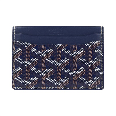 高雅德 GOYARD Saint-Sulpice Card Wallet 卡夾 STSULPPMLTY 海軍藍SAINT-SULPICE卡夾 原廠盒子/購買證明